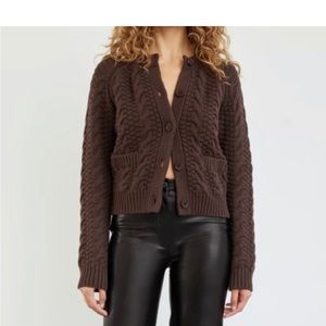 Aritzia Wilfred Leah Cardigan Cream XXS